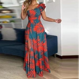 Ryeja palm dress size Large NWT